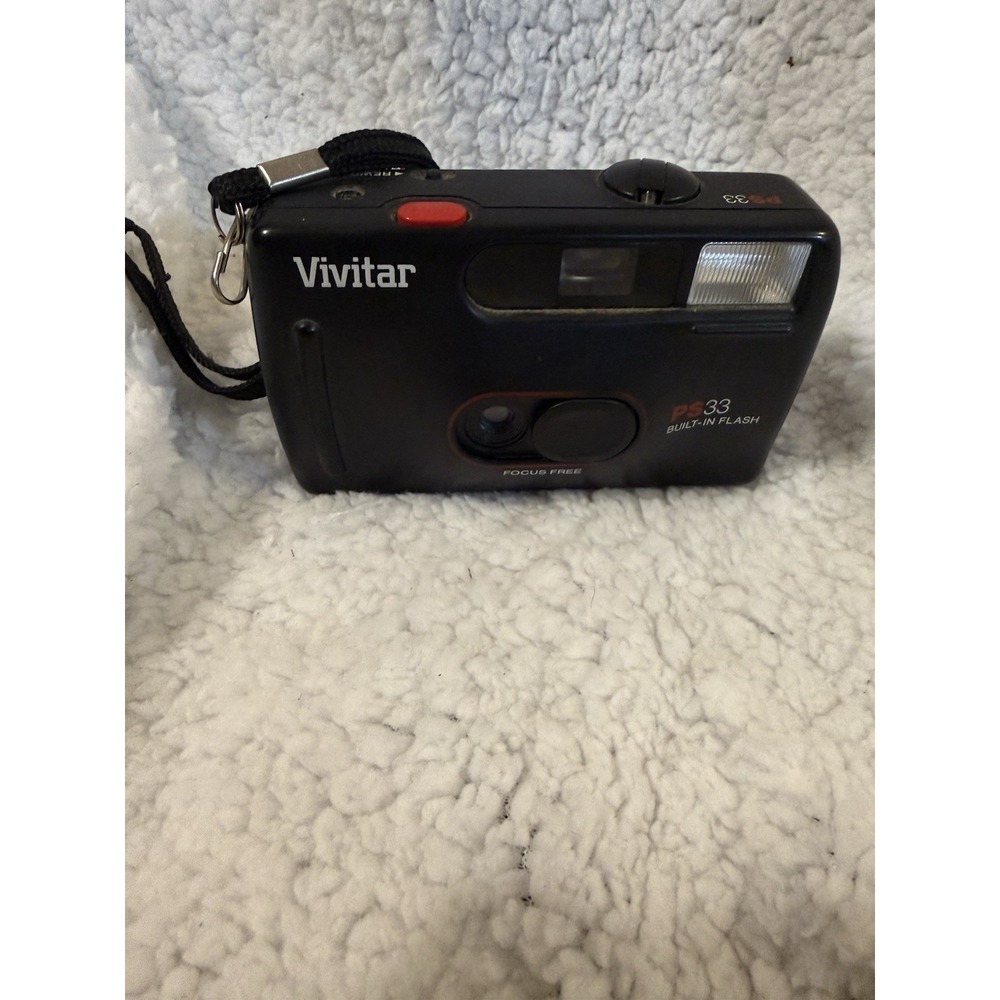 Vivitar‎ PS33 35mm Point & Shoot Film Camera Not Tested